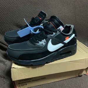Nike off white air max 90 size